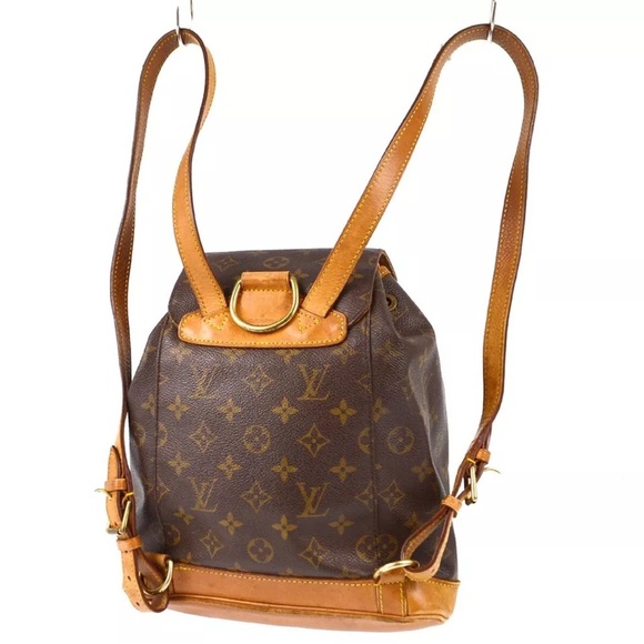 Vintage🌹LV backpack montsouris mm monogram backpack travel bag Louis Vuitton bag - Picture 5 of 17